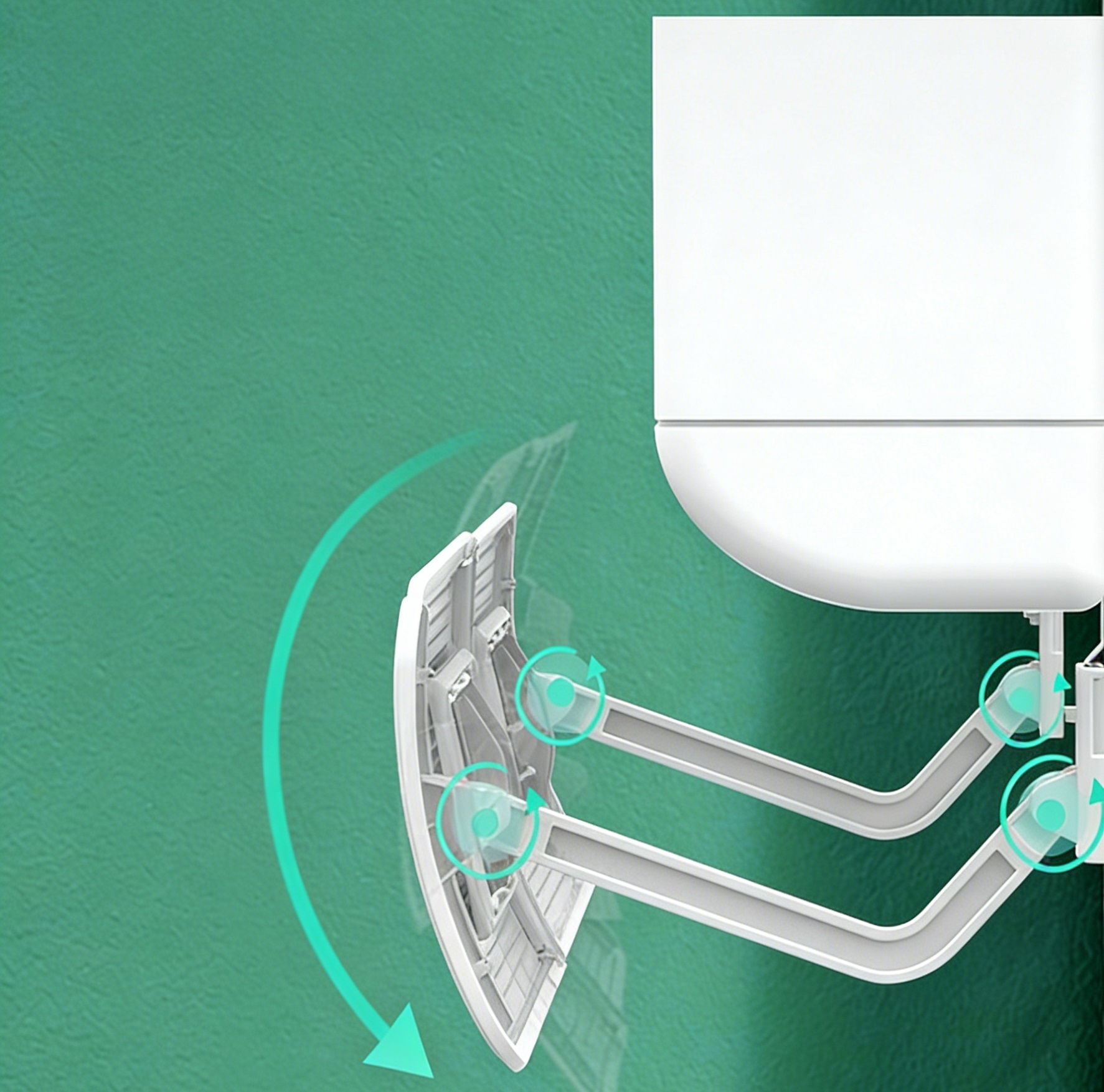 Air conditioner wind deflector