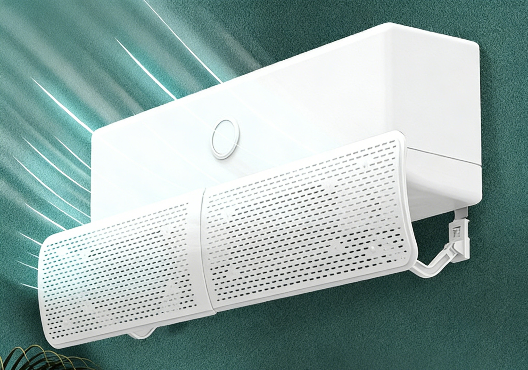 Air conditioner wind deflector
