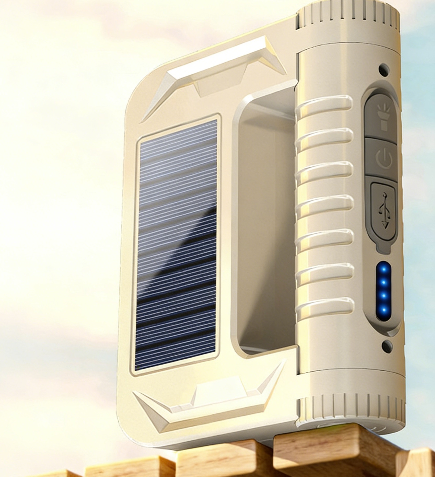 Solar  power outdoor collapsible light 
