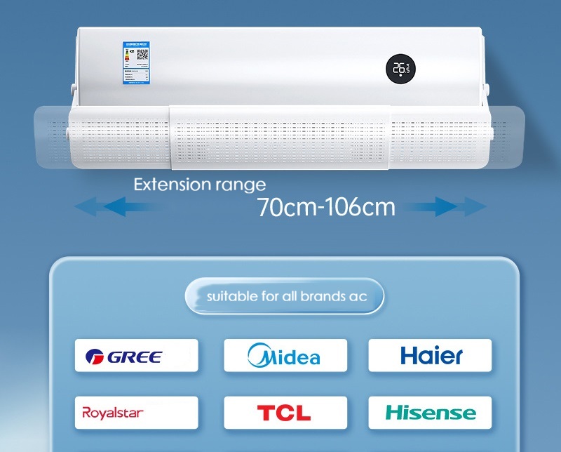 Air conditioner deflector
