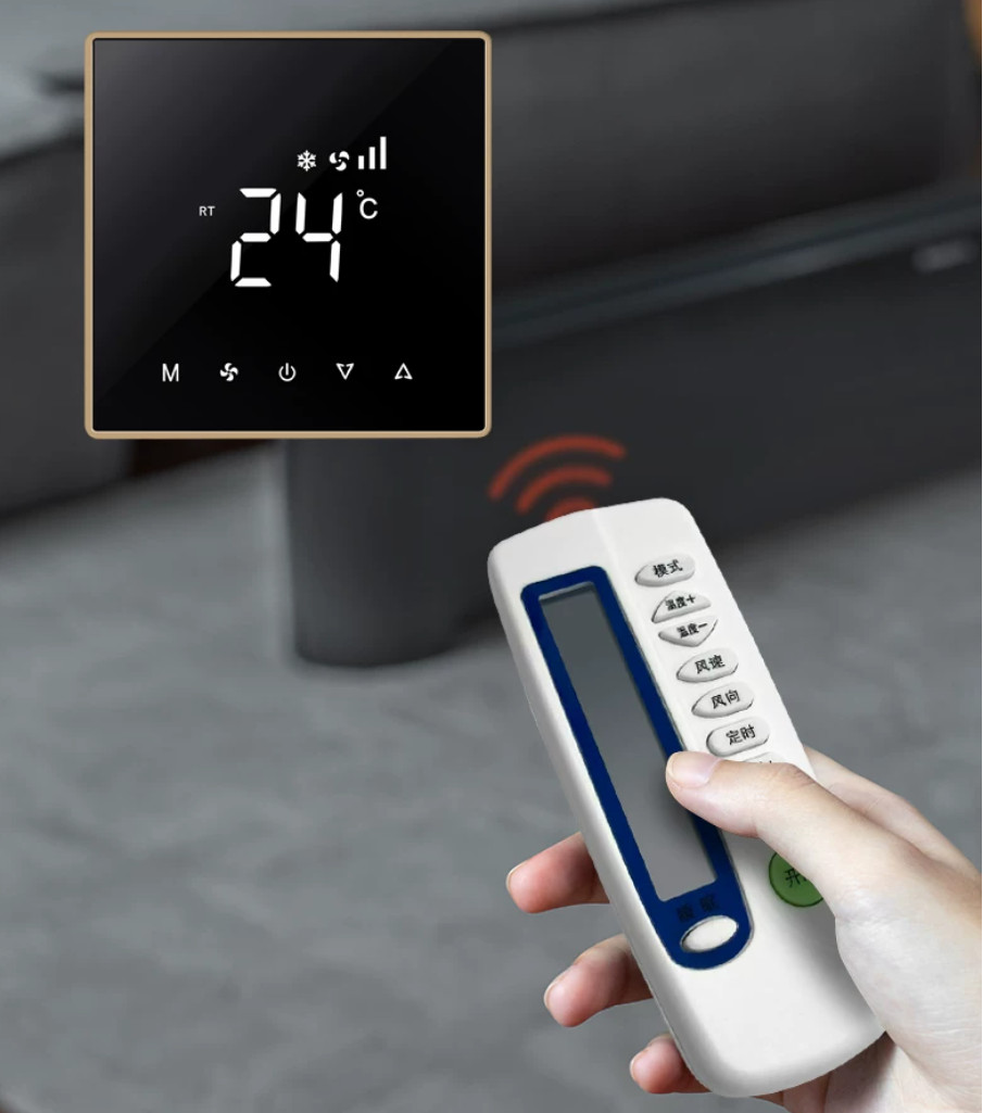 Commercial central air conditioner  3 speed touch screen intelligent thermostat